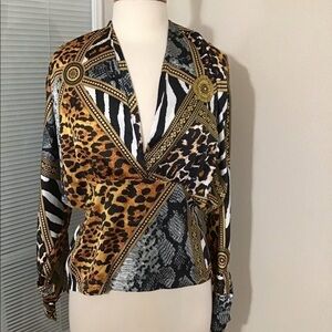 Her Bottari sz L crop top bat wing carrier